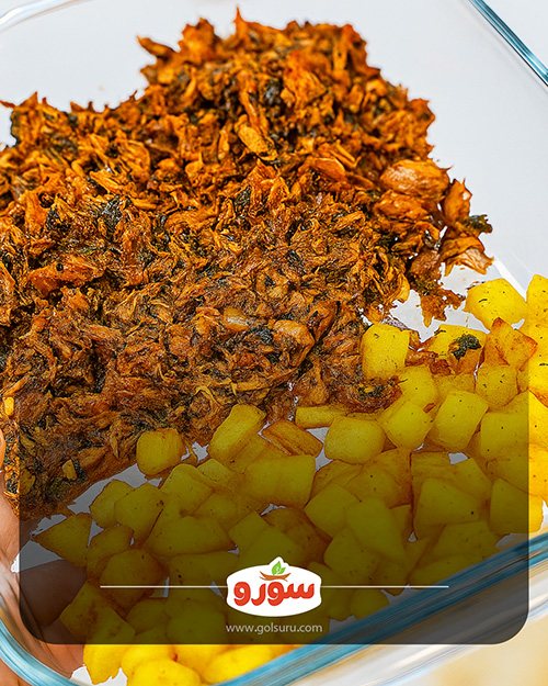 خوراک نن ماهی برای 4 نفر با تن ماهی سورو